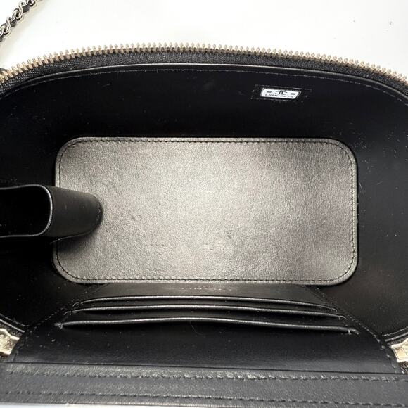 Chanel 25B Crystal Embellished CC Caviar Vanity Case On Chain - Picture 10 of 13